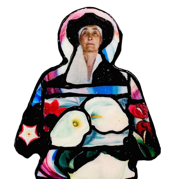 Georgia O’keefe Art Lover People Pin, Woman Artist Gift, Artist Brooch, Santa Fe - Picture 10 of 12